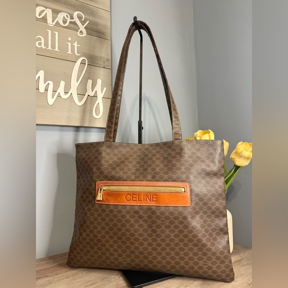 Celine Macadam Vintage Tote - Picture 1 of 16